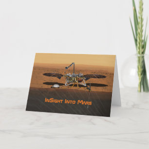 Cartão Missão Lander InSight Mars