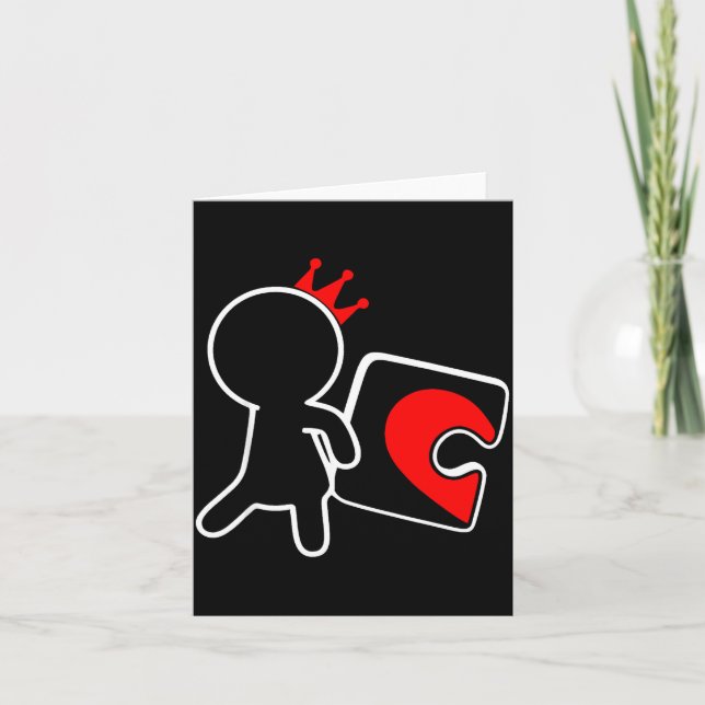 Cartão Missing Ece Heart Puzzle Couple Matching Valentine (Frente)