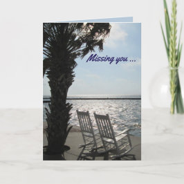 Cartão ‘Missing You’ Greeting Card