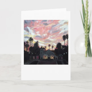 Cartão "Mission Santa Clara" by Trina Chow