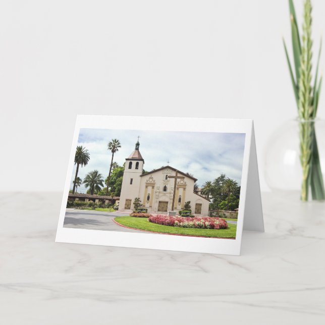 Cartão Mission Santa Clara de Asis (Frente)