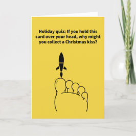 Cartão Missle Toe - Natal