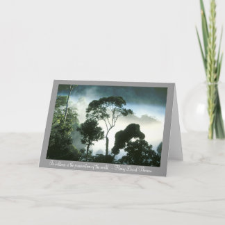 Cartão Mist Enshrouds Amazon Rainforest