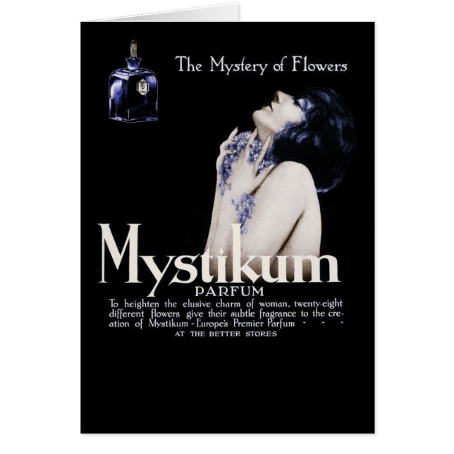 Cartão Mistério de Flores - Mystikum Perfume (Frente)