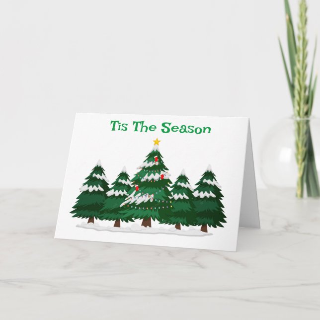 CARTÃO **MISTLETOE** FAZ O MUNDO IR EM FRENTE (Frente)