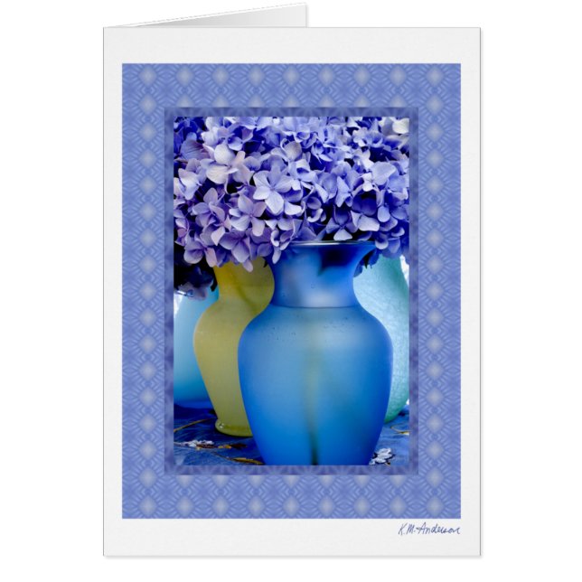 Cartão Mistura VI do Hydrangea (Frente)