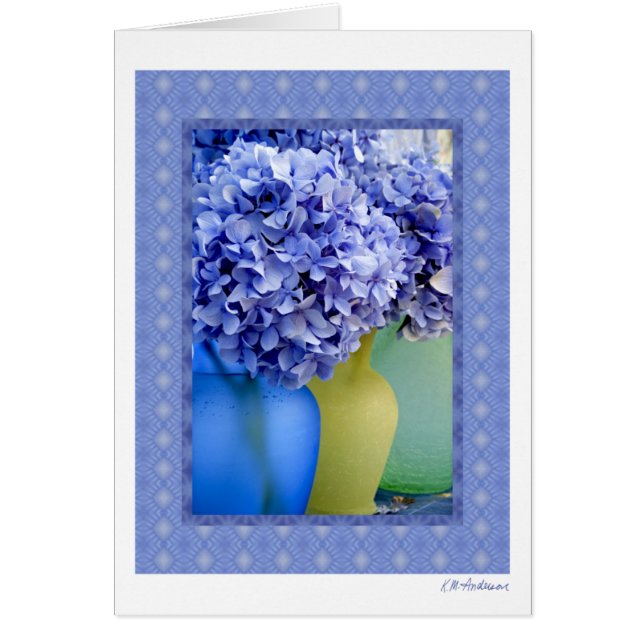 Cartão Mistura VII do Hydrangea (Frente)