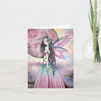 Cartão Misty Moon Fairy - Blank Card