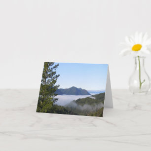 Cartão Misty morning fog...