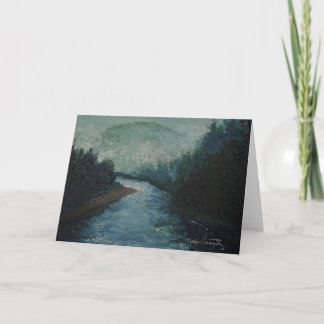 Cartão Misty River Greeting Card