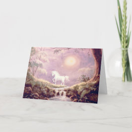 Cartão MISTY UNICORN por SHARON SHARPE