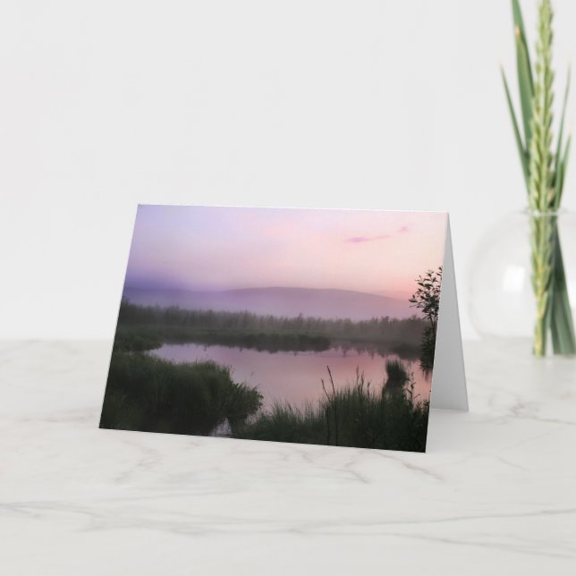 Cartão Misty Valley (Frente)