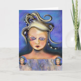 Cartão Misunderstood Medusa card by Anjo Lafin