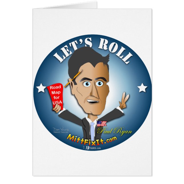 Cartão Mitt Corrige - Paul Ryan (Frente)