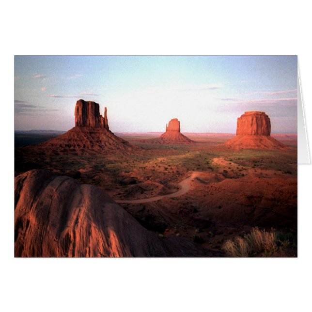 Cartão Mittens # 1 (Frente Horizontal)