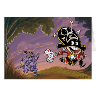 Cartão miúdo do pirata