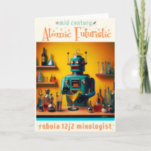 Mixologista de Robô Retro-Futurístico ROBIA 12J2