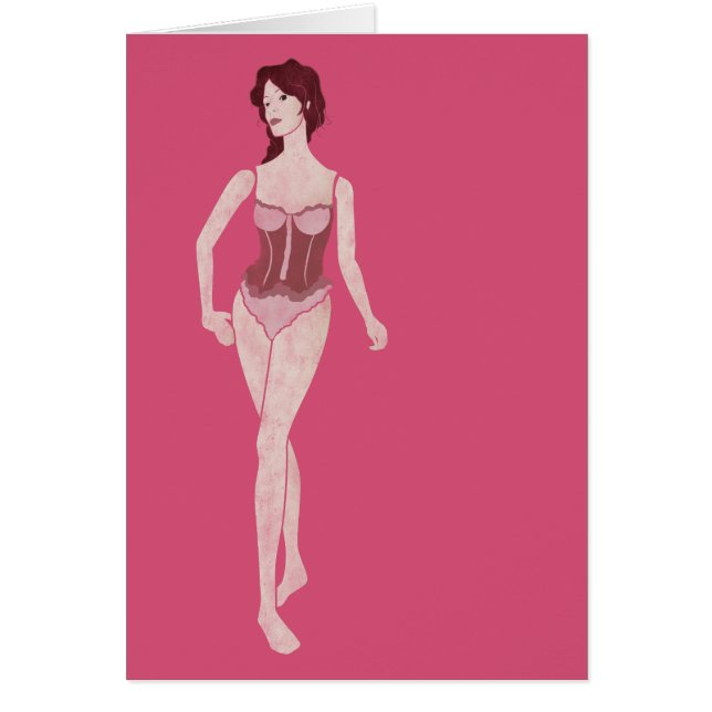 Cartão m'Lady Mannequin (Frente)