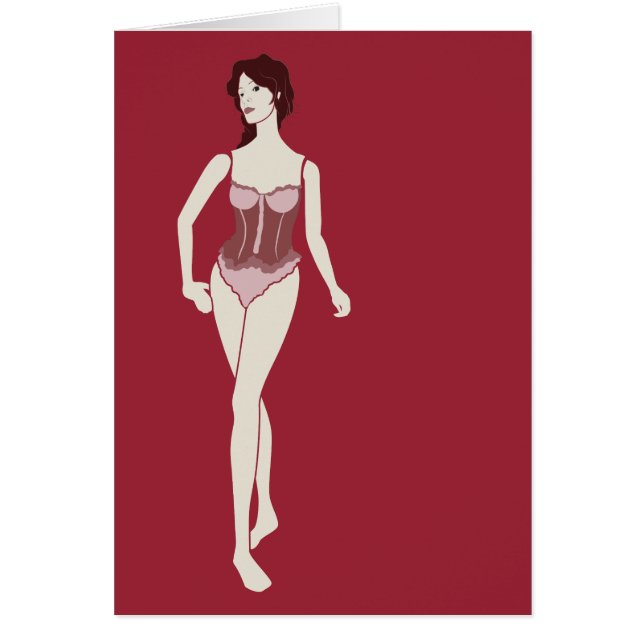 Cartão m'Lady Mannequin (Frente)