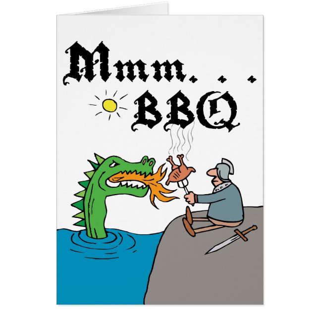 Cartão Mmm. CHURRASCO (Frente)