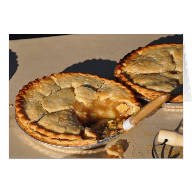 Cartão Mmm. Torta (Frente Horizontal)