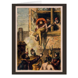 Cartão Mob Justice no Santo Bartholomew Day Massacre