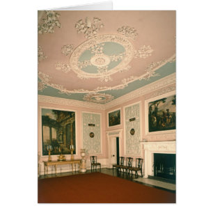 Cartão Mobília da sala de jantar, 1767