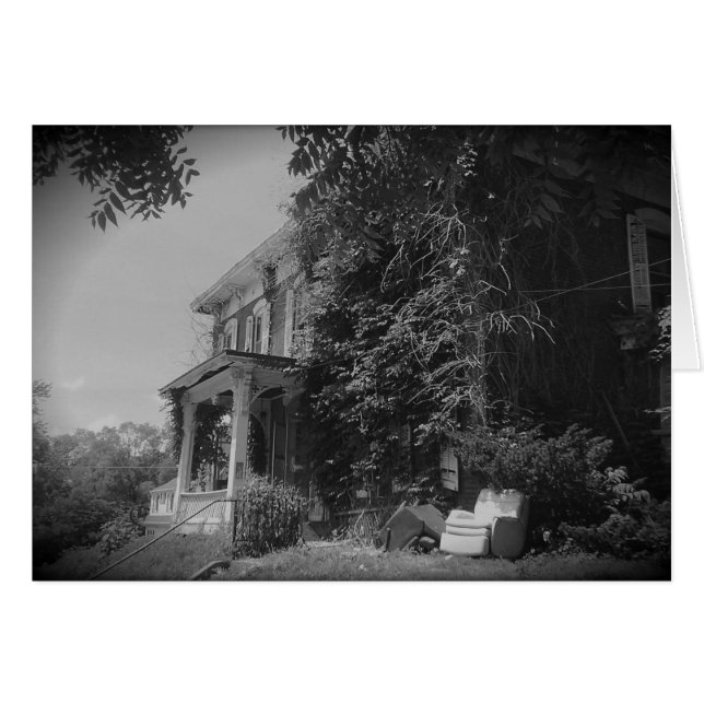 Cartão Mobiliário De Casa Abandonado Incluído (Frente Horizontal)