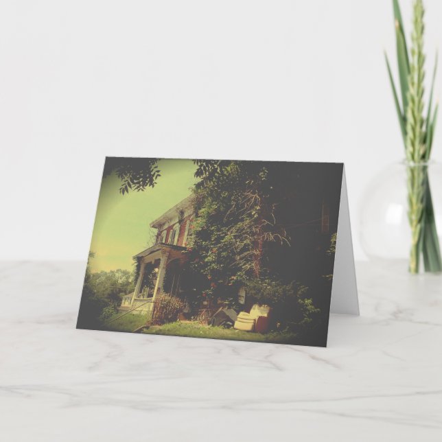 Cartão Mobiliário De Casa Abandonado Incluído (Frente)