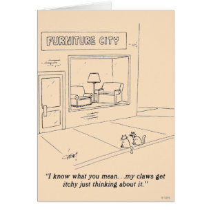 Cartão Mobiliário De Cats