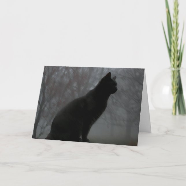 Cartão Moby na névoa (Frente)