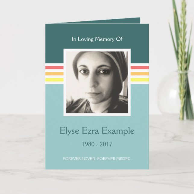 Cartão mod memorial card (Frente)