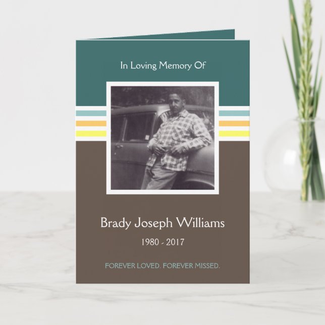 Cartão mod memorial card (Frente)