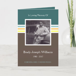 Cartão mod memorial card