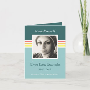 Cartão mod memorial card