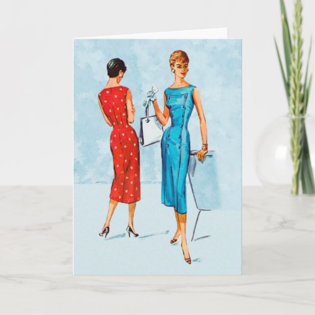 Cartão Moda 1956 (Frente)