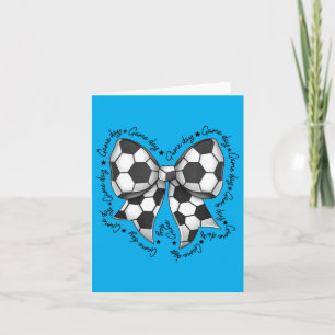 Cartão Moda Esportiva de Time de Futebol de Mãe de Arco C