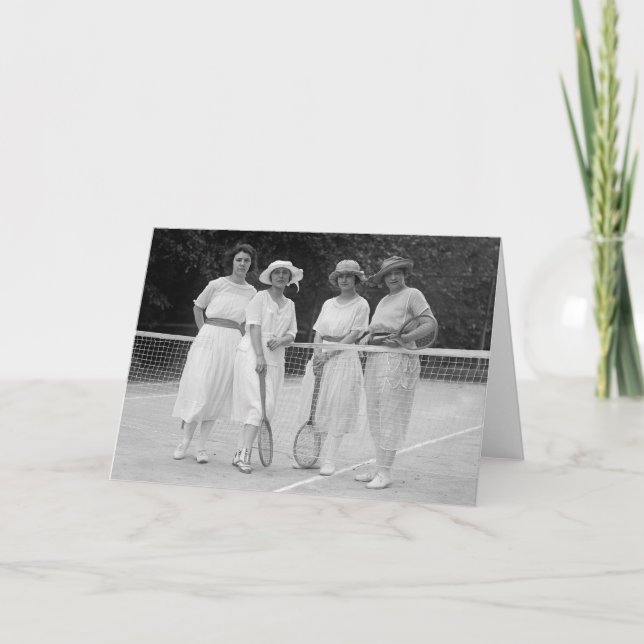 Cartão Moda Tênis de 1920 (Frente)