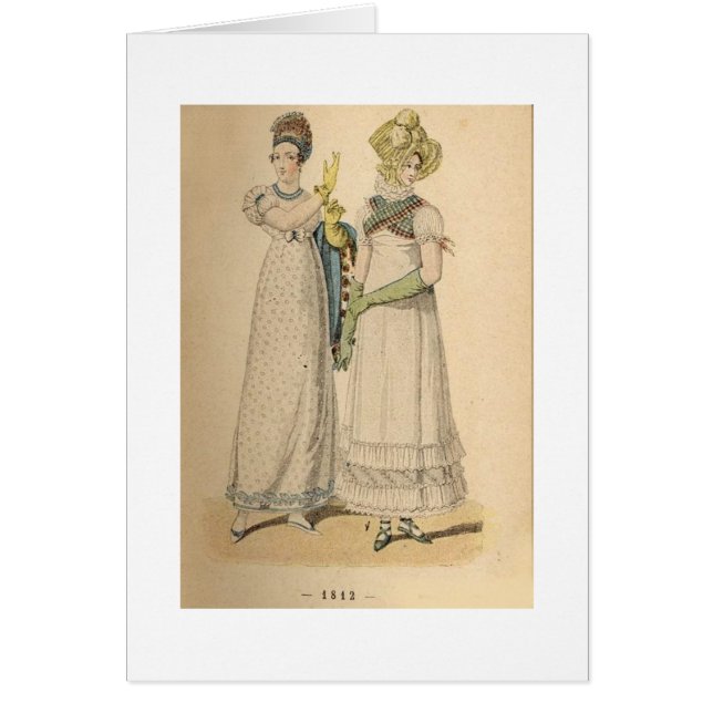 Cartão Moda Vintage 1812 (Dentro do Vazio) (Frente)
