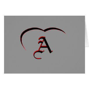 Cartão ! MODELO A da placa de Cinza de cor UCreate - Verm