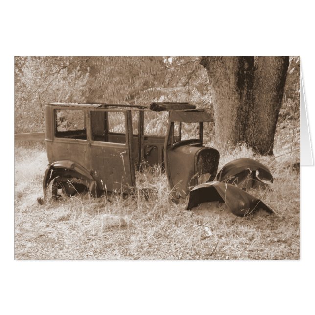 Cartão Modelo A de enferrujamento (Frente Horizontal)