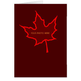 Cartão Modelo da placa Folha