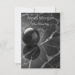 Cartão Modelo de fronteira rosa-roxa minimalista moderna