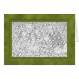 Cartão Modelo de Quadro - Verde