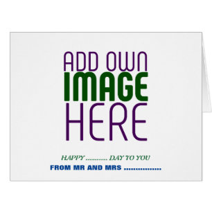 CARTÃO MODELO DE TEXTO DE IMAGEM BRANCA SIMPLES EDITÁVEL 