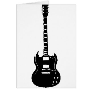 CARTÃO MODELO DO SG DA GUITARRA