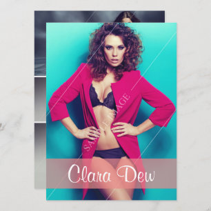 Cartão modelo dos comp(s)