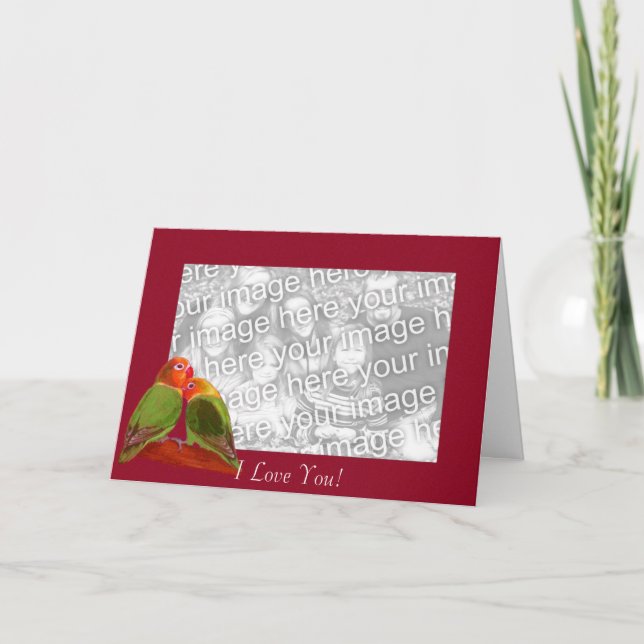 Cartão Modelo - Eu Te Amo (Frente)