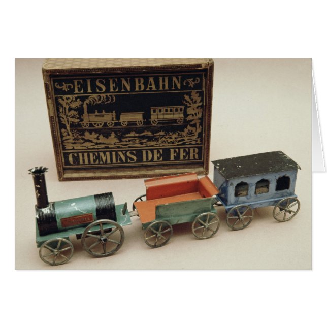 Cartão Modelo ferroviário, c.1870 (Frente Horizontal)