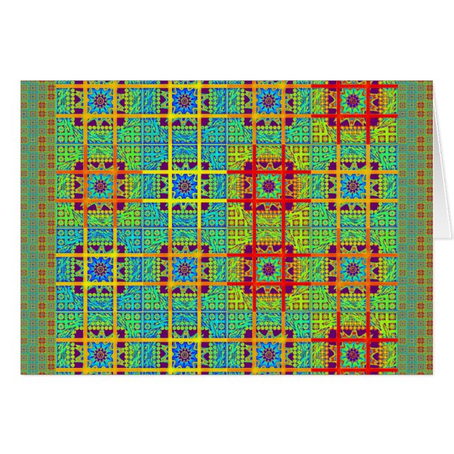 Cartão Modelo horizontal da placa de saudação (Frente Horizontal)